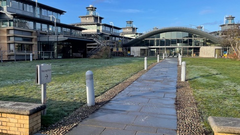 Pathway leading to Centre for Mathematical Sciences
