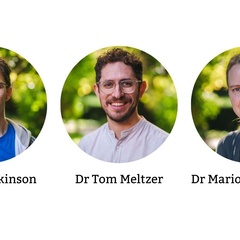 Images of ICCS's 3 Principal Research Software Engineers: Dr Jack Atkinson, Dr Tom Meltzer and Dr Marion Weinzierl