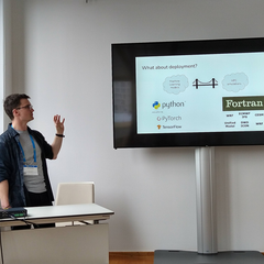 ICCS RSE Jack Atkinson presents at EGU