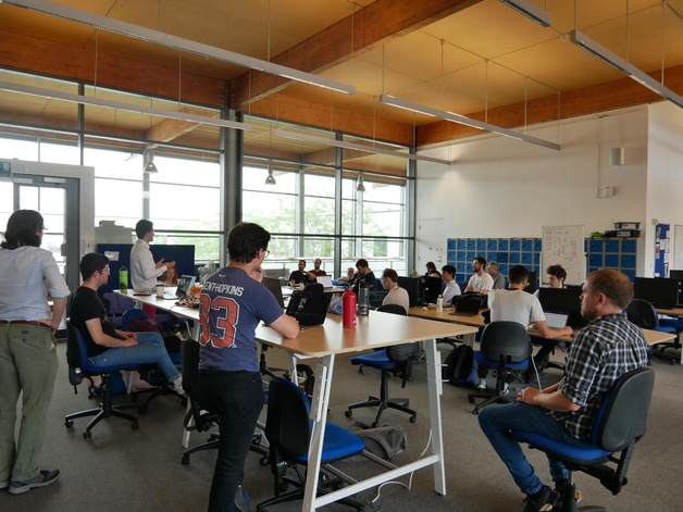 Hackathon in progress at an ICCS event