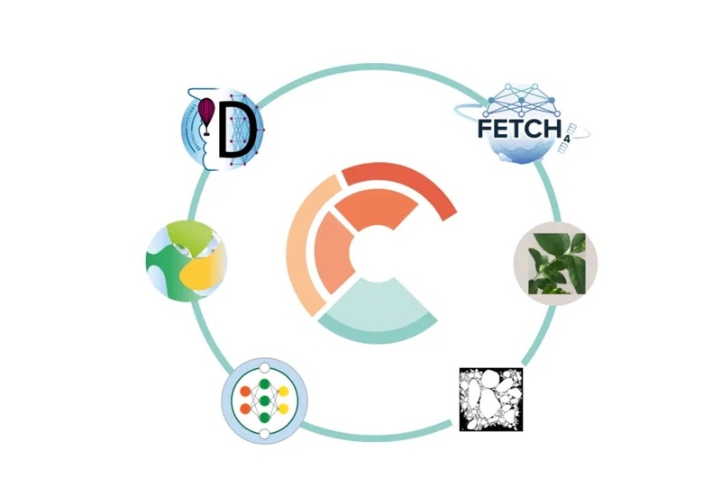 ICCS logo in centre surrounded by logos of VESRI organisations